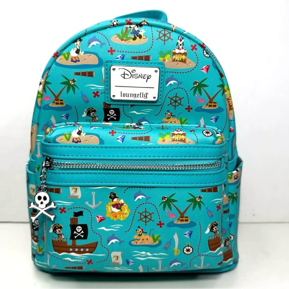 Loungefly Kids Pirate Adventure Backpack - Blue